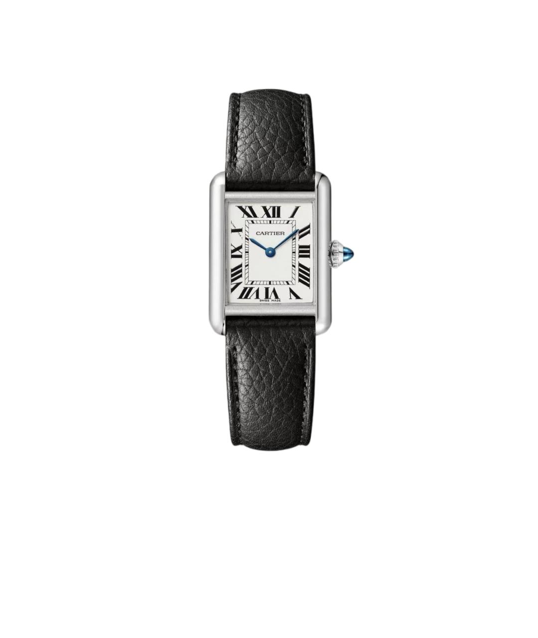 CARTIER Черные часы, фото 5