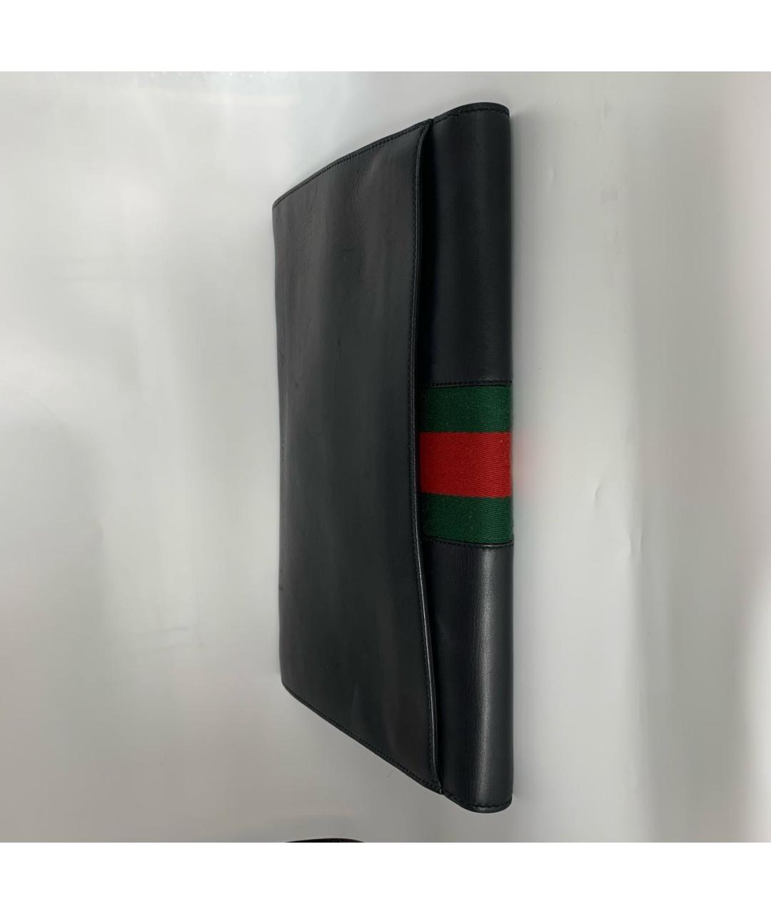 GUCCI Черная кожаная папка для документов, фото 3