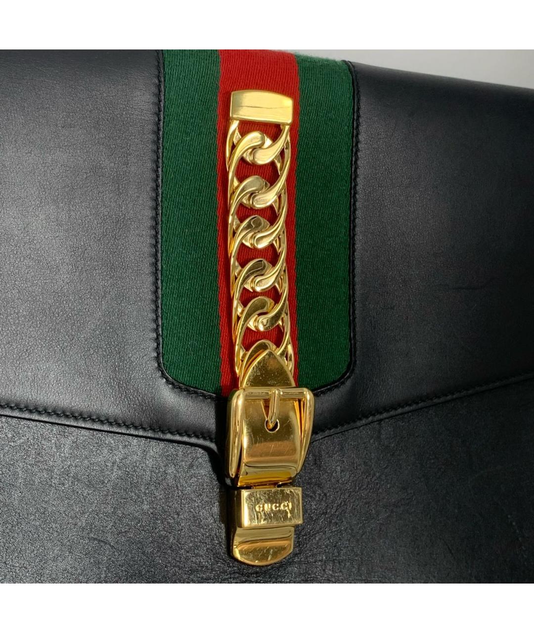 GUCCI Черная кожаная папка для документов, фото 4