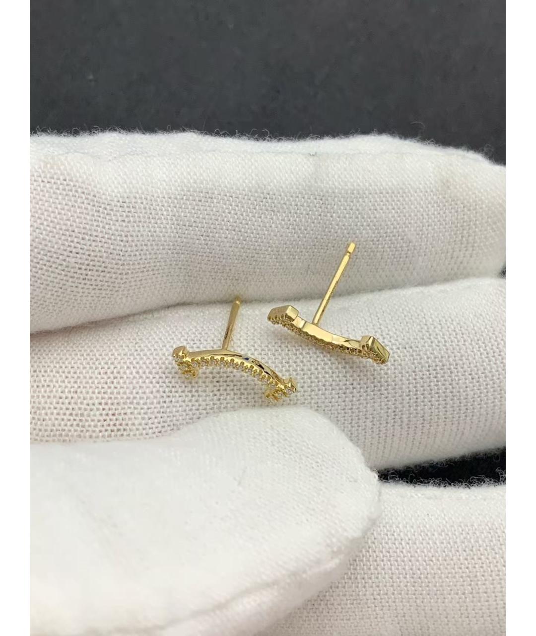 TIFFANY&CO Золотые серьги, фото 4