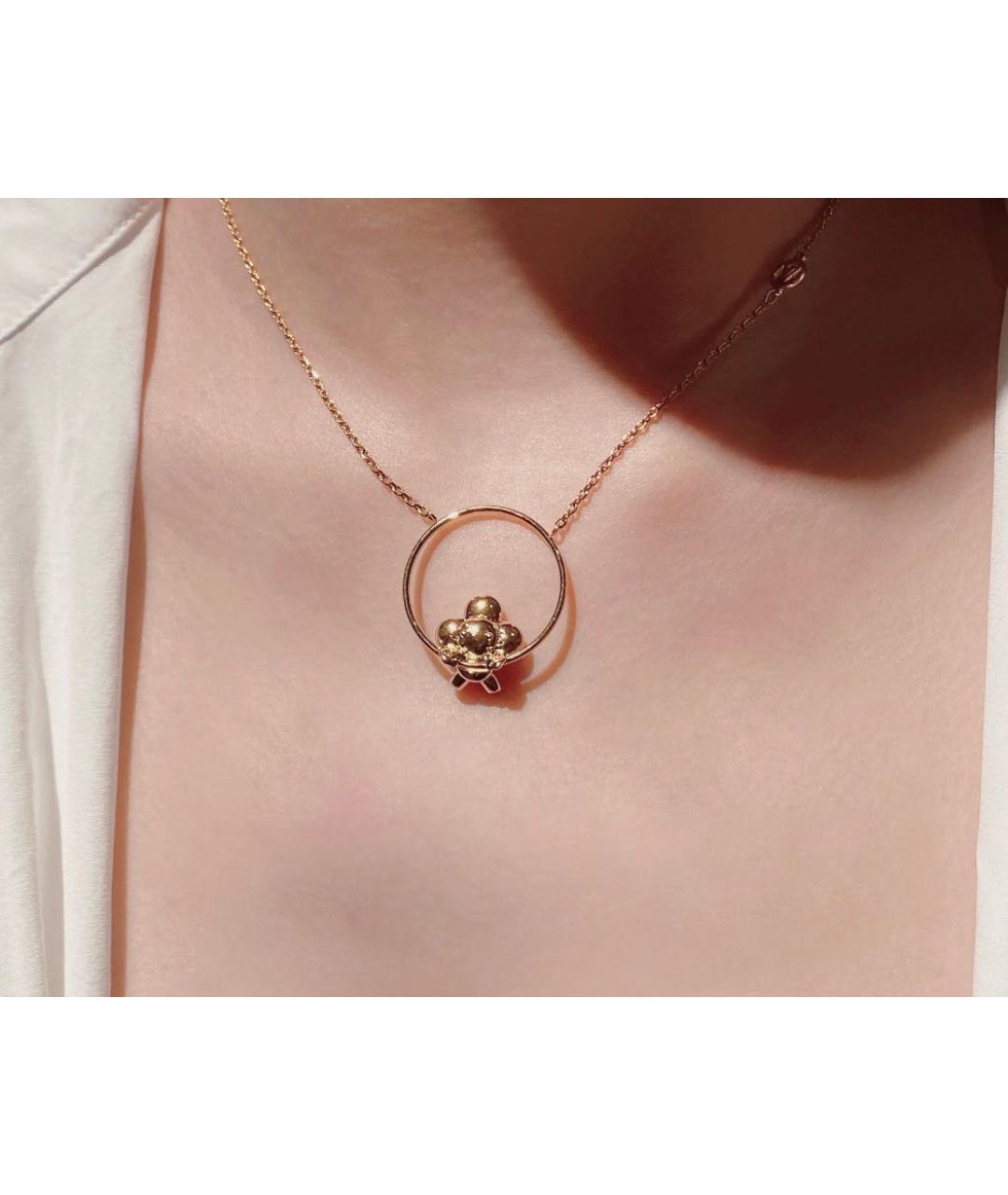 LOUIS VUITTON Золотое колье, фото 3