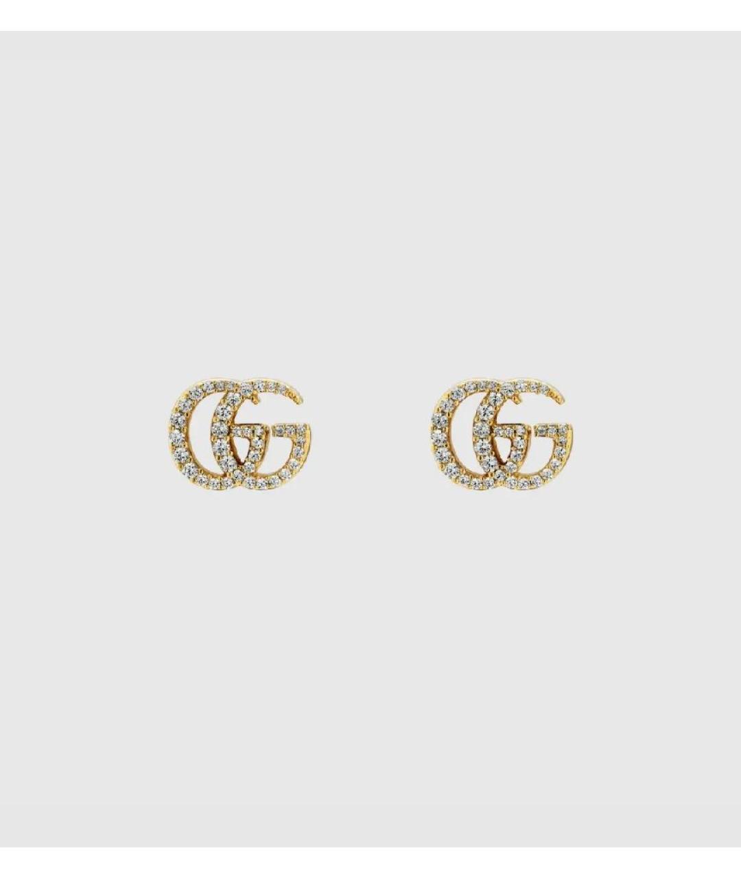 GUCCI Золотые металлические серьги, фото 5