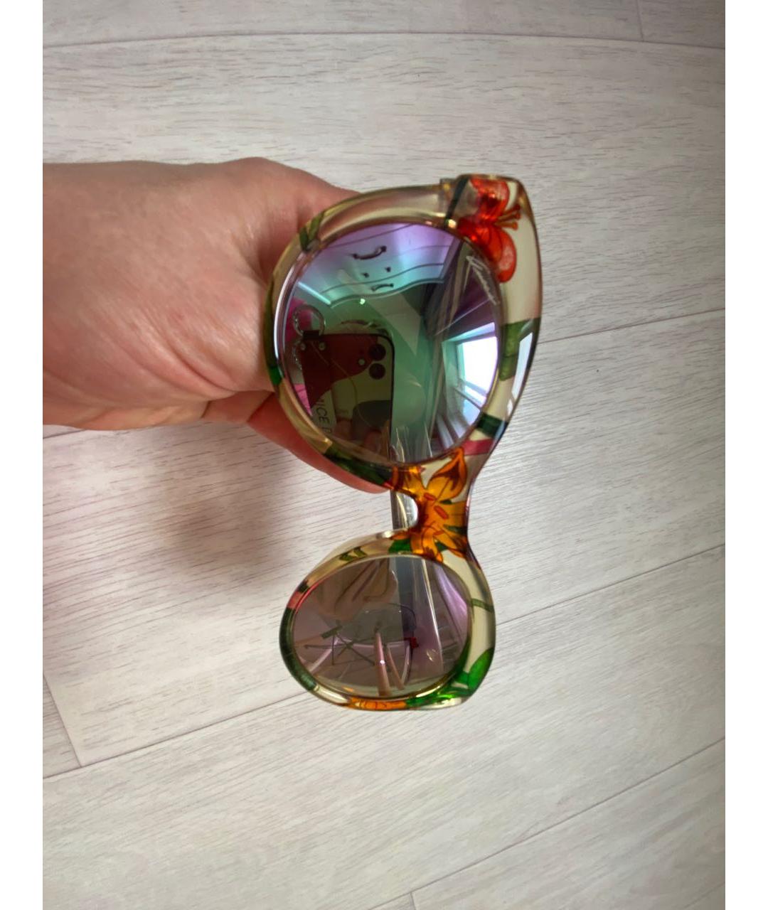 GUCCI Мульти пластиковые солнцезащитные очки, фото 6