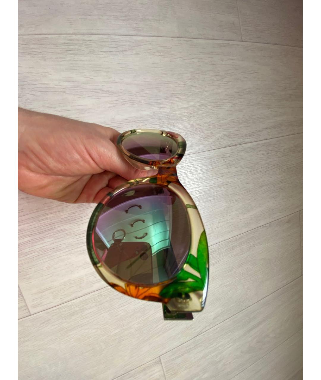 GUCCI Мульти пластиковые солнцезащитные очки, фото 8