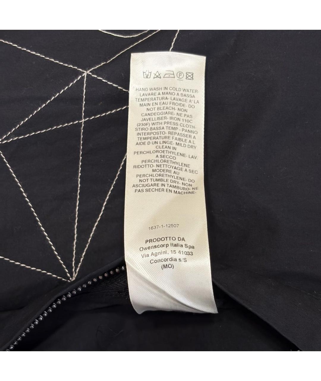 RICK OWENS Антрацитовая хлопковая кэжуал рубашка, фото 5