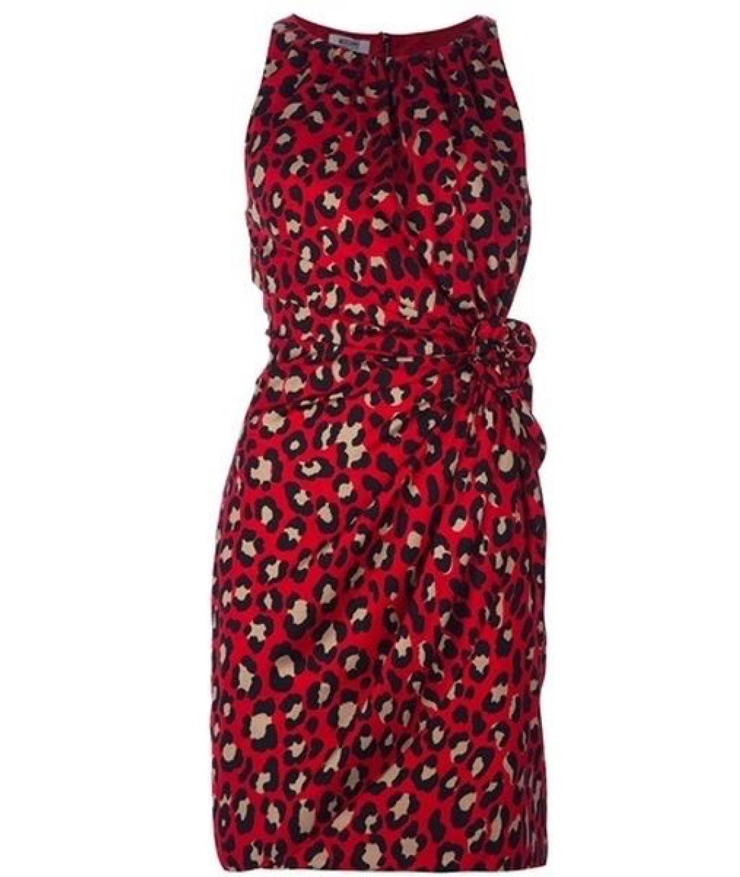 MOSCHINO Красное полиэстеровое платье, фото 1