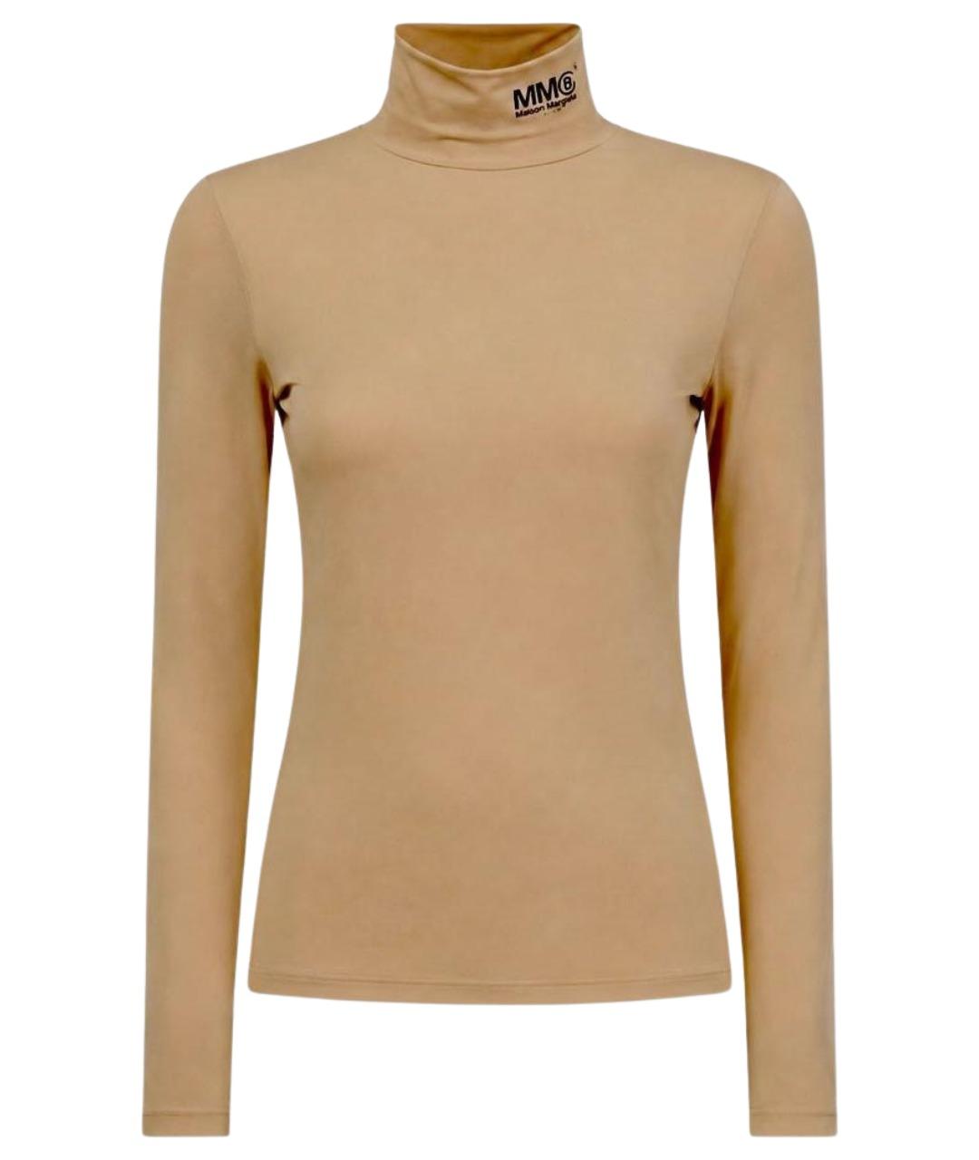 MM6 MAISON MARGIELA Бежевая водолазка, фото 1