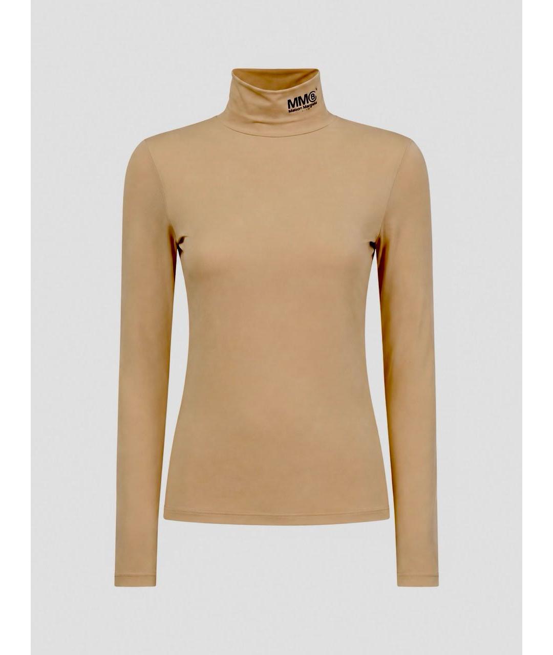 MM6 MAISON MARGIELA Бежевая водолазка, фото 9