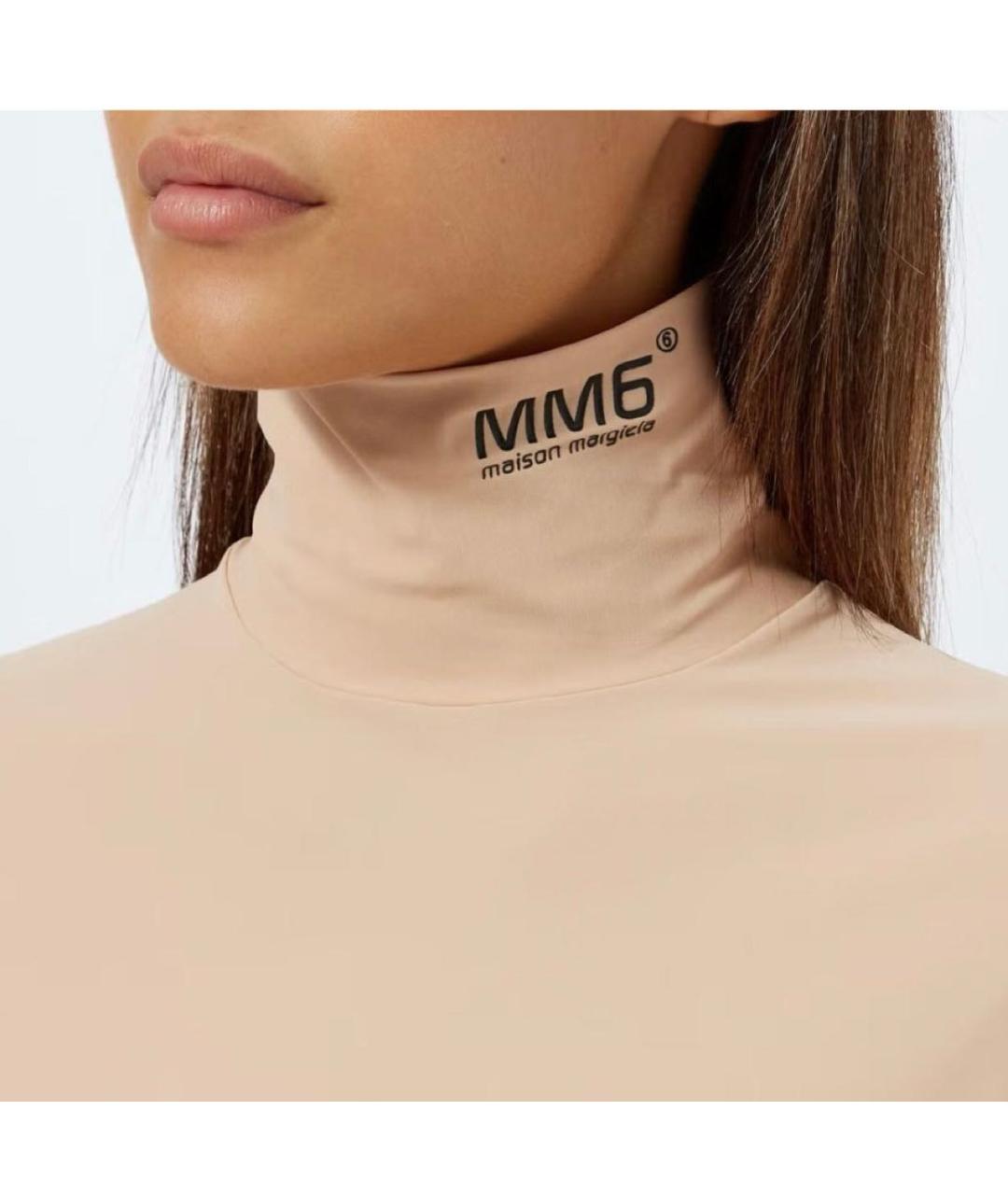 MM6 MAISON MARGIELA Бежевая водолазка, фото 6