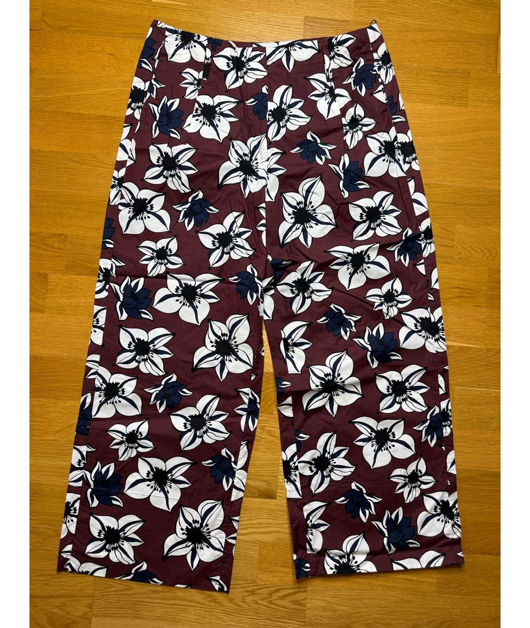 'S MAX MARA Мульти хлопковые кюлоты, фото 9