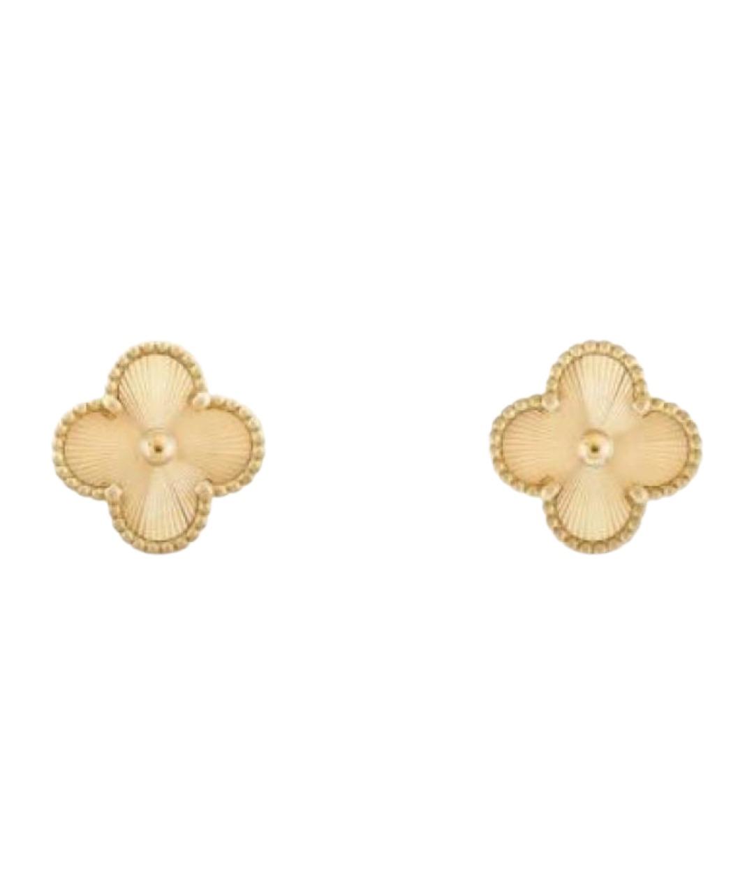 VAN CLEEF & ARPELS Золотые серьги из желтого золота, фото 1