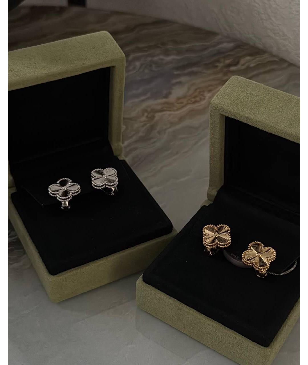 VAN CLEEF & ARPELS Золотые серьги из желтого золота, фото 2
