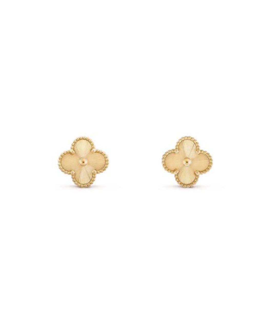 VAN CLEEF & ARPELS Золотые серьги из желтого золота, фото 3