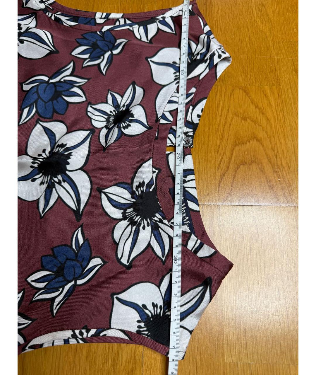 'S MAX MARA Мульти шелковая блузы, фото 5