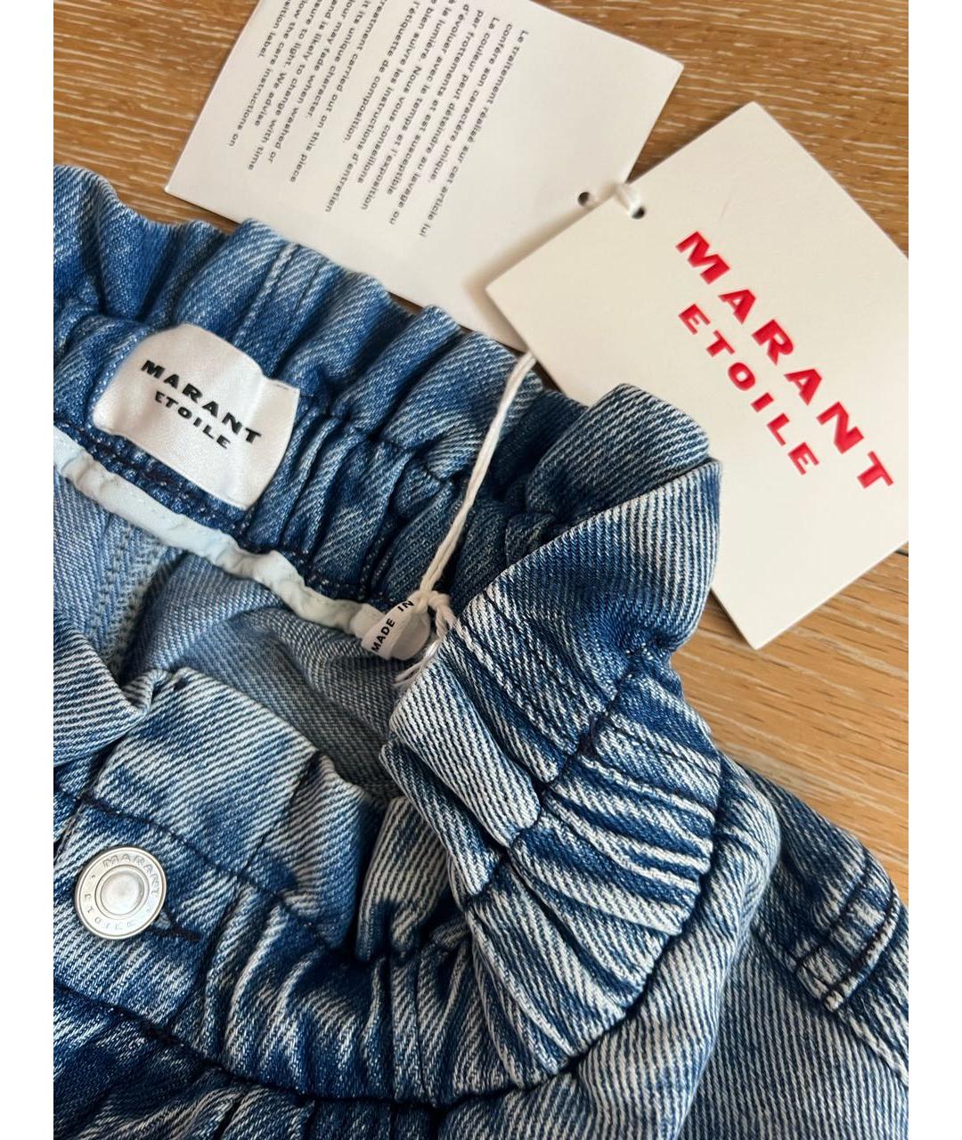 ISABEL MARANT ETOILE Голубые деним шорты, фото 3