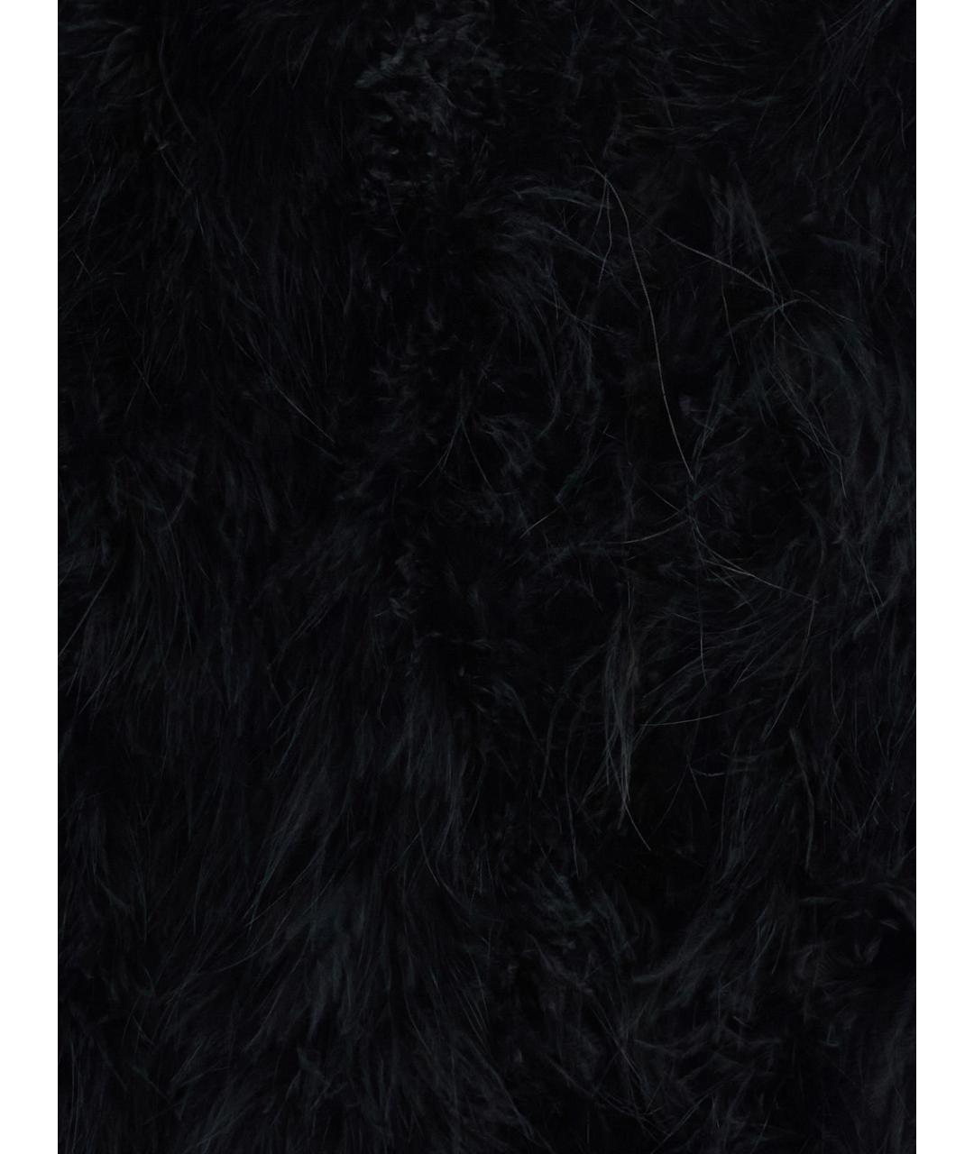 YVES SALOMON Черная шуба, фото 3