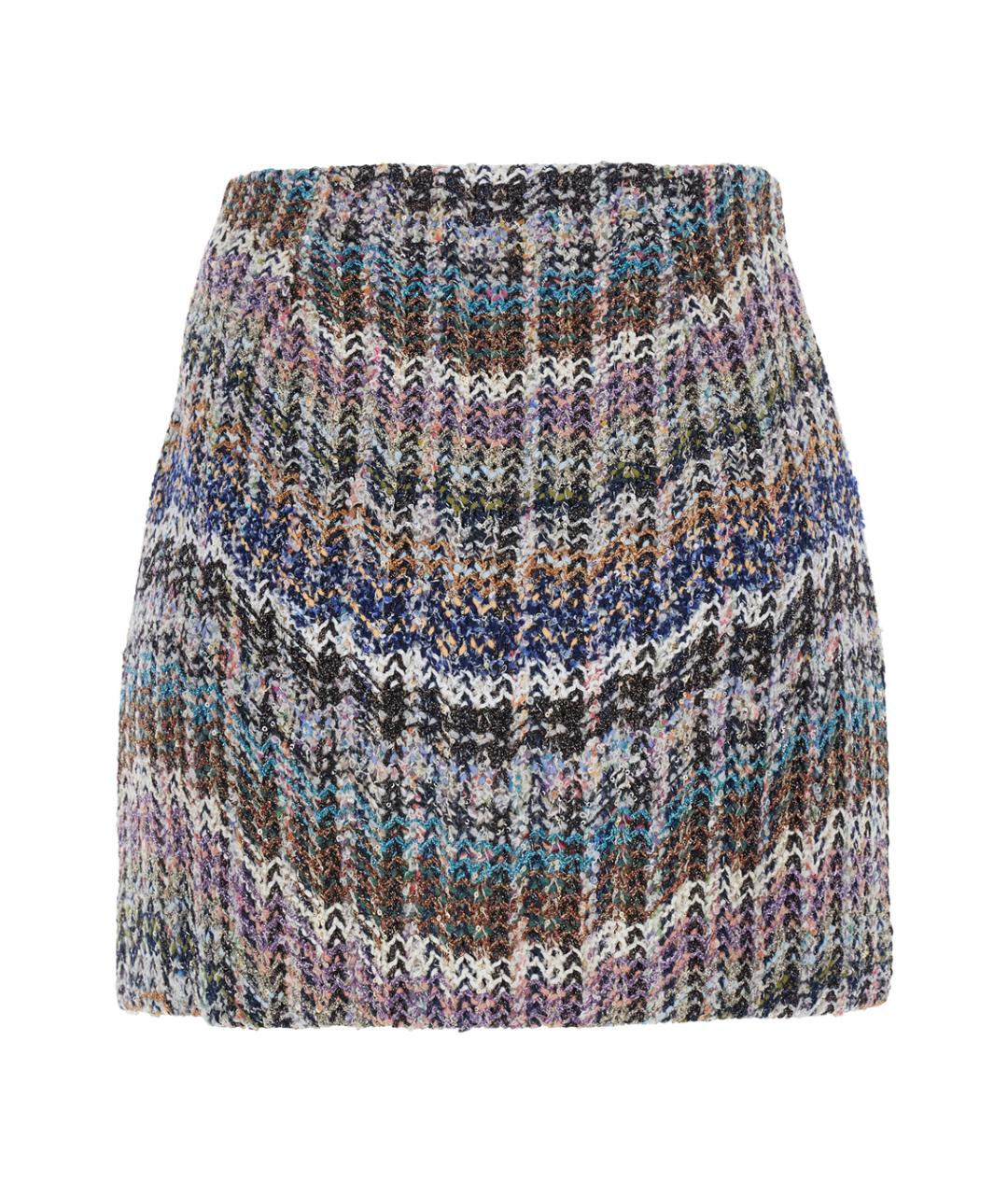 MISSONI Мульти полиамидовая юбка мини, фото 2