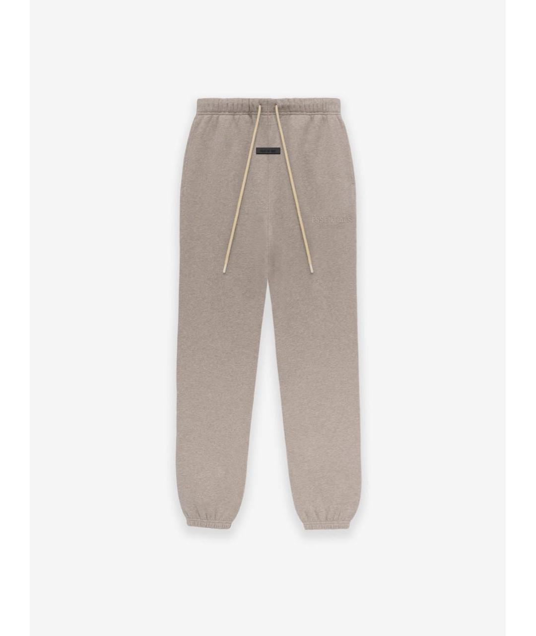 FEAR OF GOD ESSENTIALS Коричневые хлопковые брюки широкие, фото 5