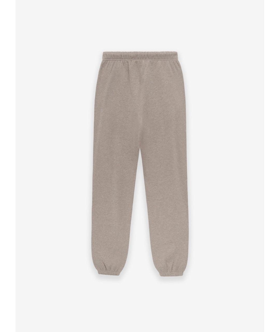 FEAR OF GOD ESSENTIALS Коричневые хлопковые брюки широкие, фото 2