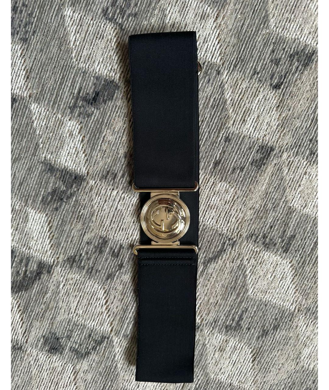 GUCCI Черный ремень, фото 3