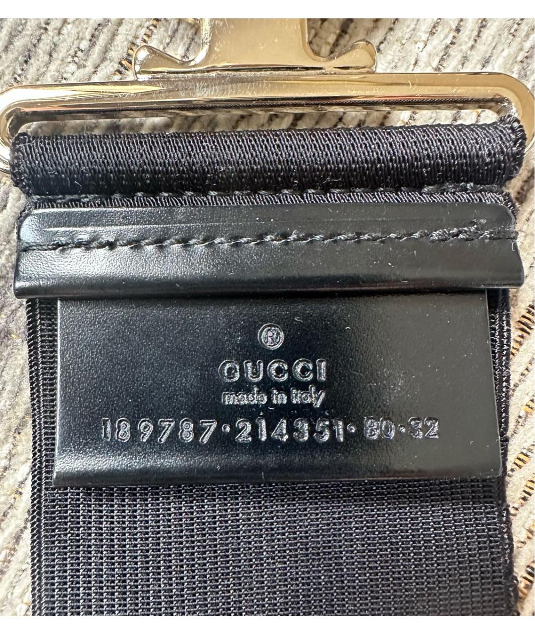 GUCCI Черный ремень, фото 4