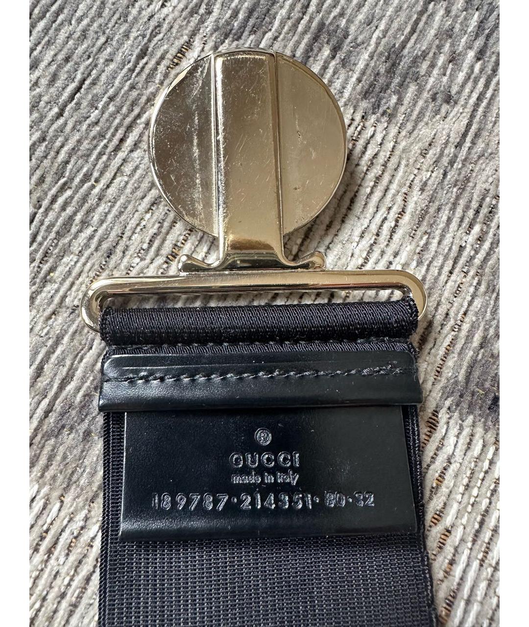 GUCCI Черный ремень, фото 7