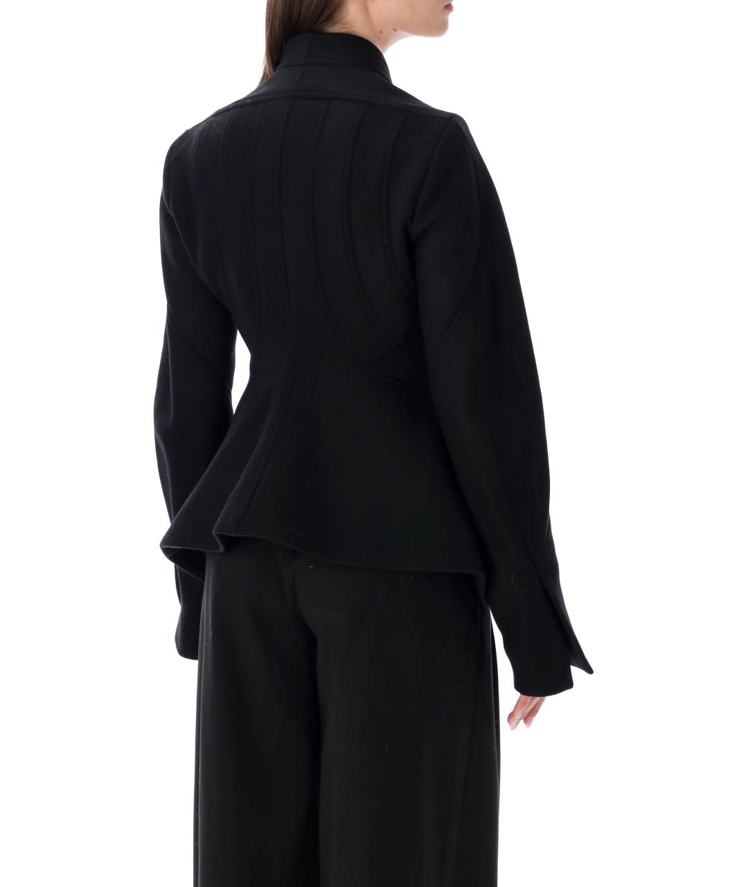 RICK OWENS Черное пальто, фото 2