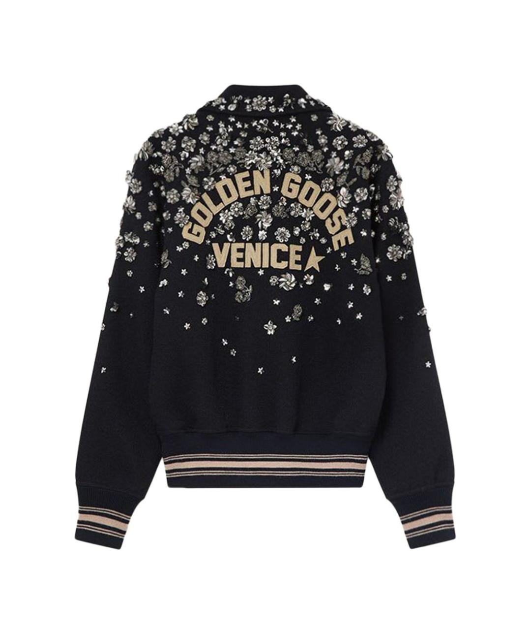 GOLDEN GOOSE Темно-синяя шерстяная куртка, фото 2
