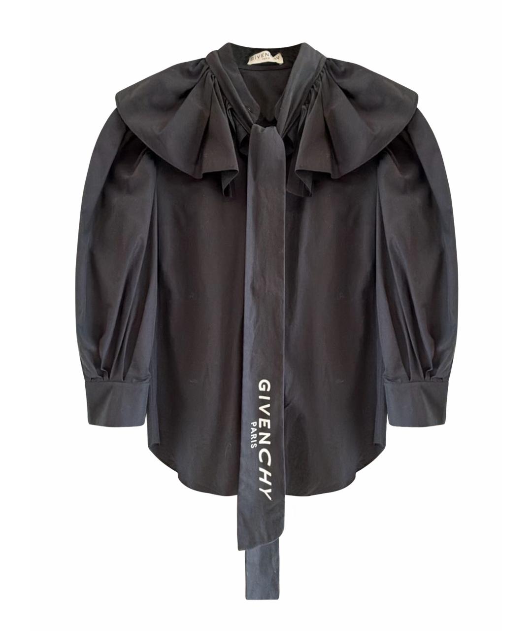 GIVENCHY Черная хлопковая рубашка, фото 5