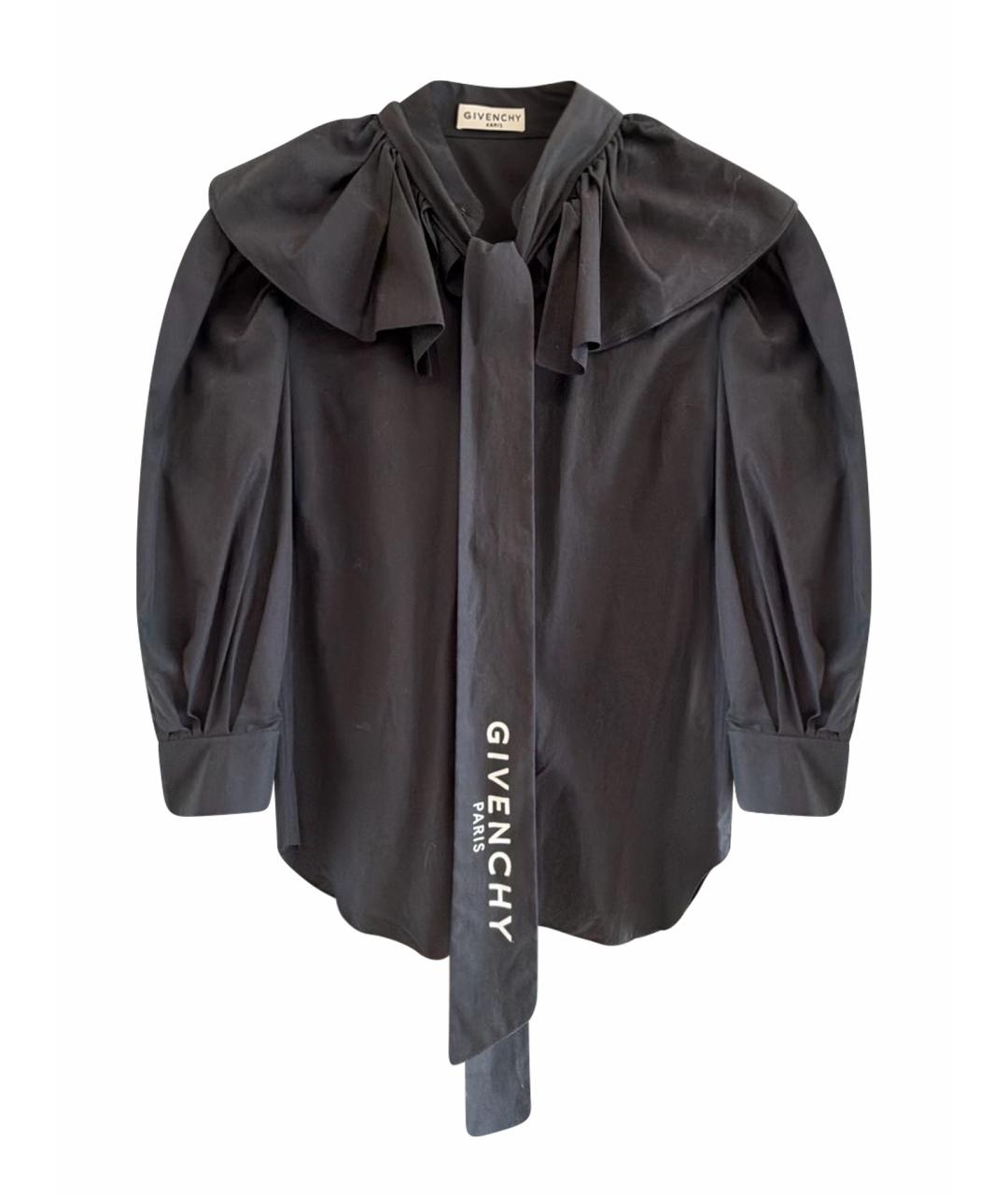 GIVENCHY Черная хлопковая рубашка, фото 1