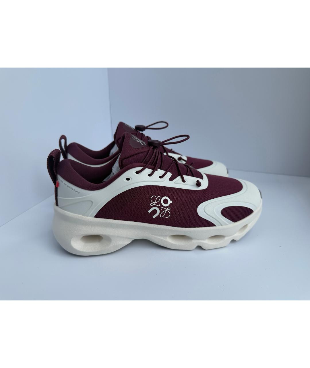 LOEWE Фиолетовые текстильные кроссовки, фото 6