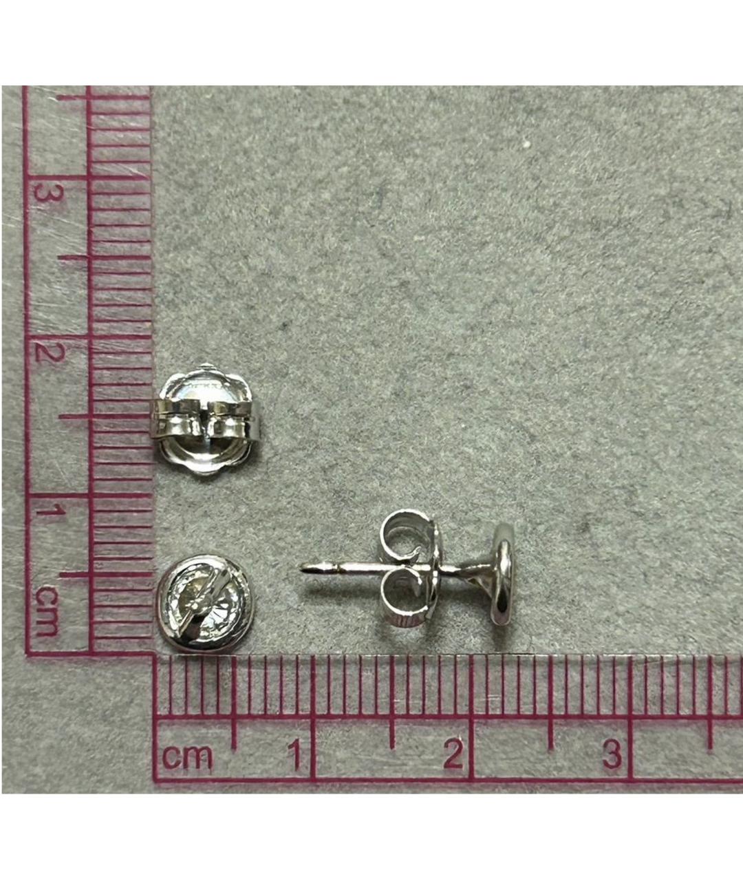 MERCURY Серебряные серьги из белого золота, фото 7
