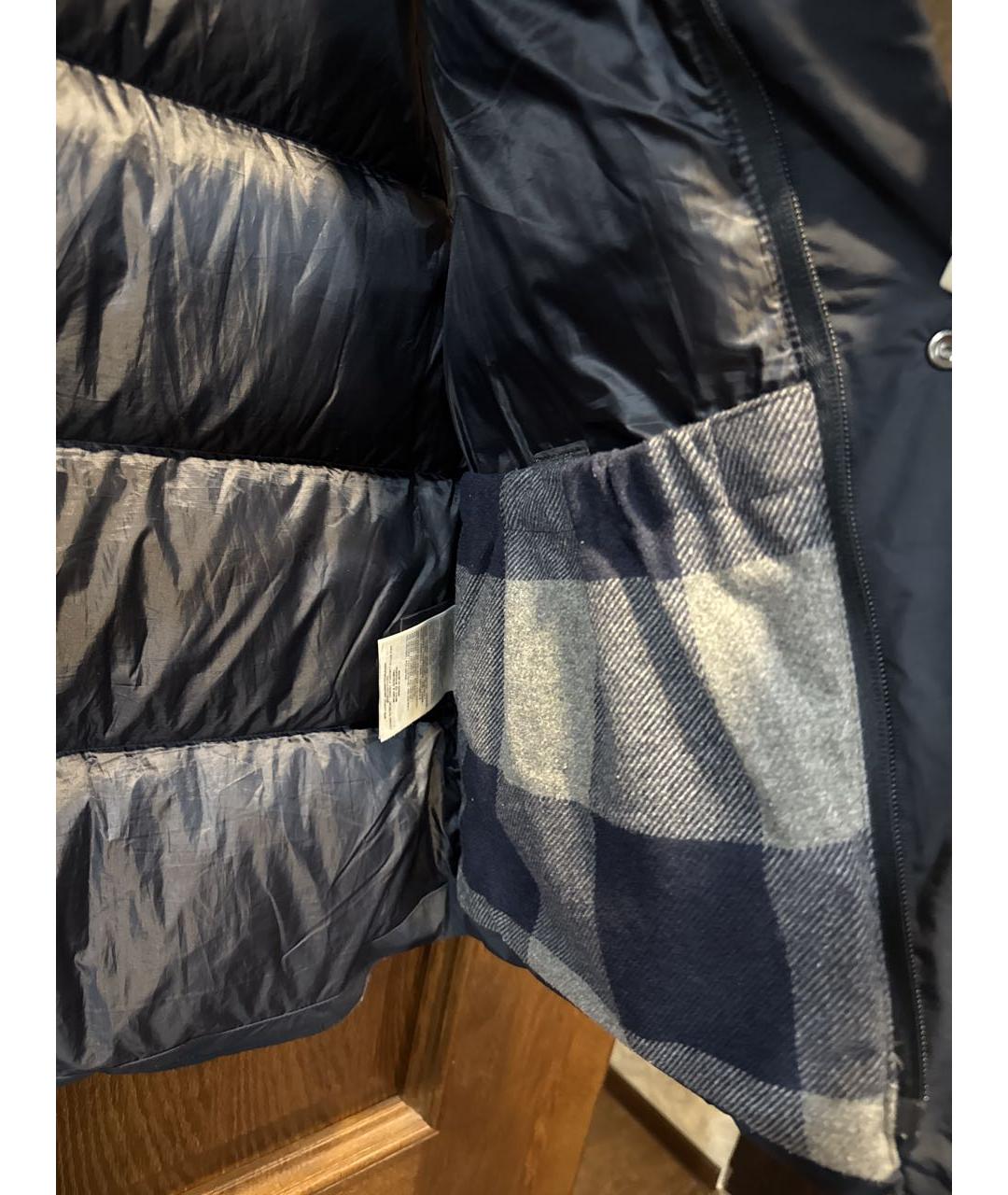 WOOLRICH Синий жилет, фото 4