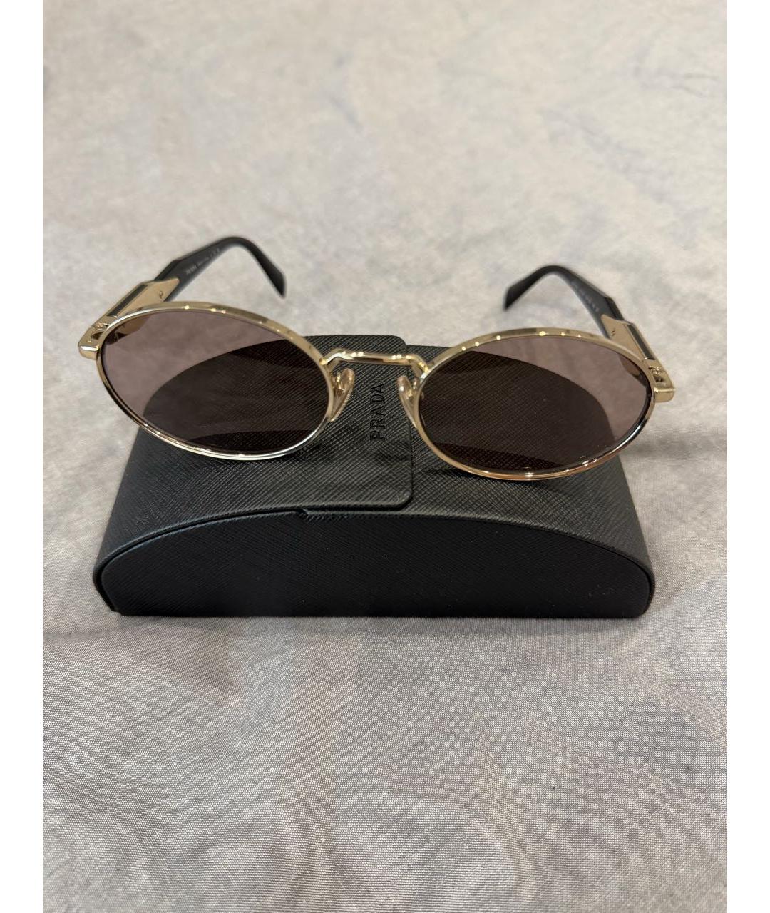 PRADA Коричневые солнцезащитные очки, фото 4