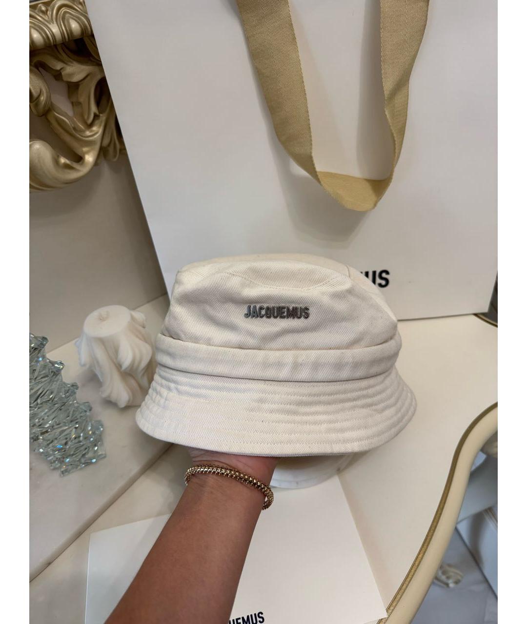 JACQUEMUS Бежевая хлопковая панама, фото 2