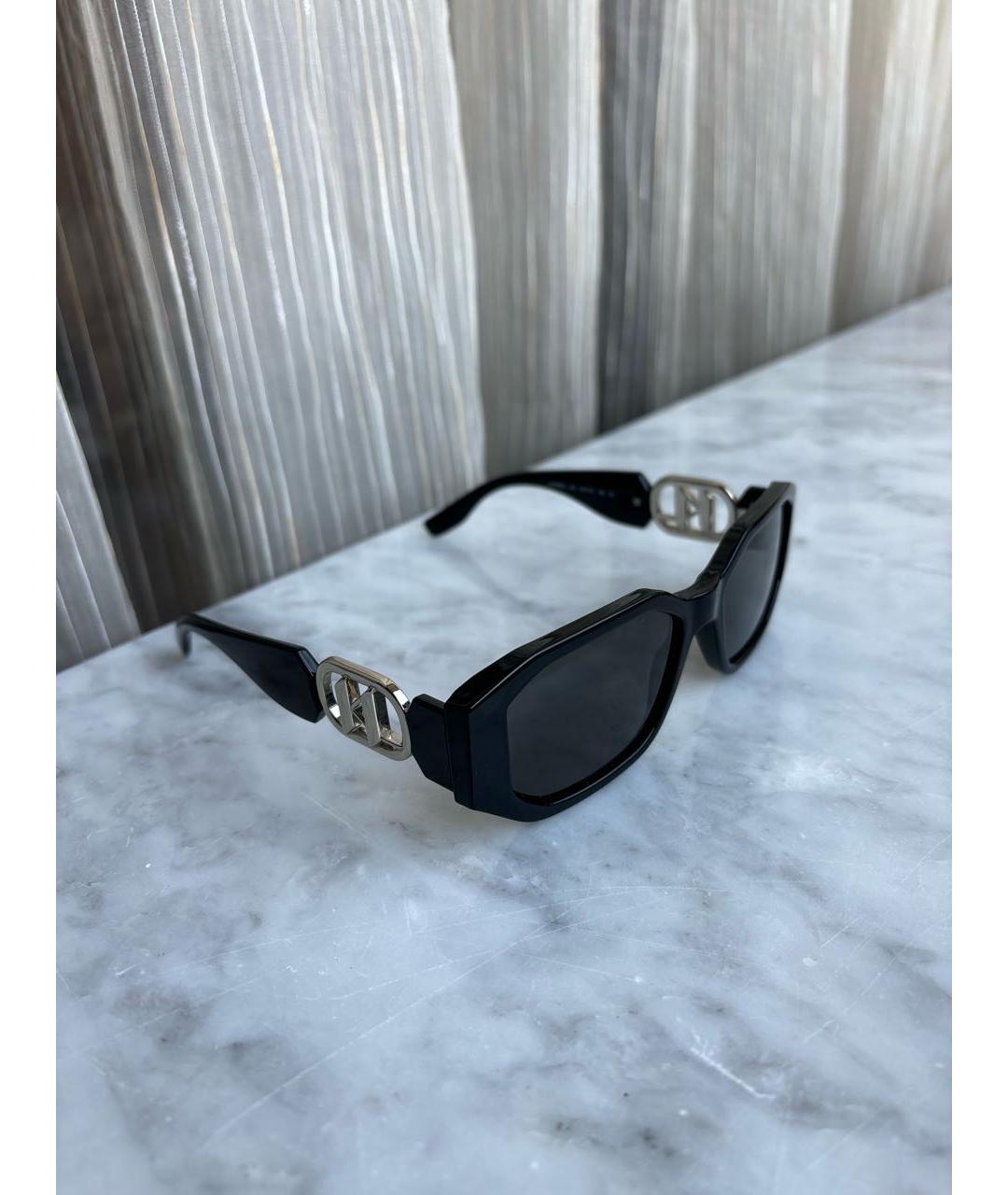 KARL LAGERFELD Черные пластиковые солнцезащитные очки, фото 2