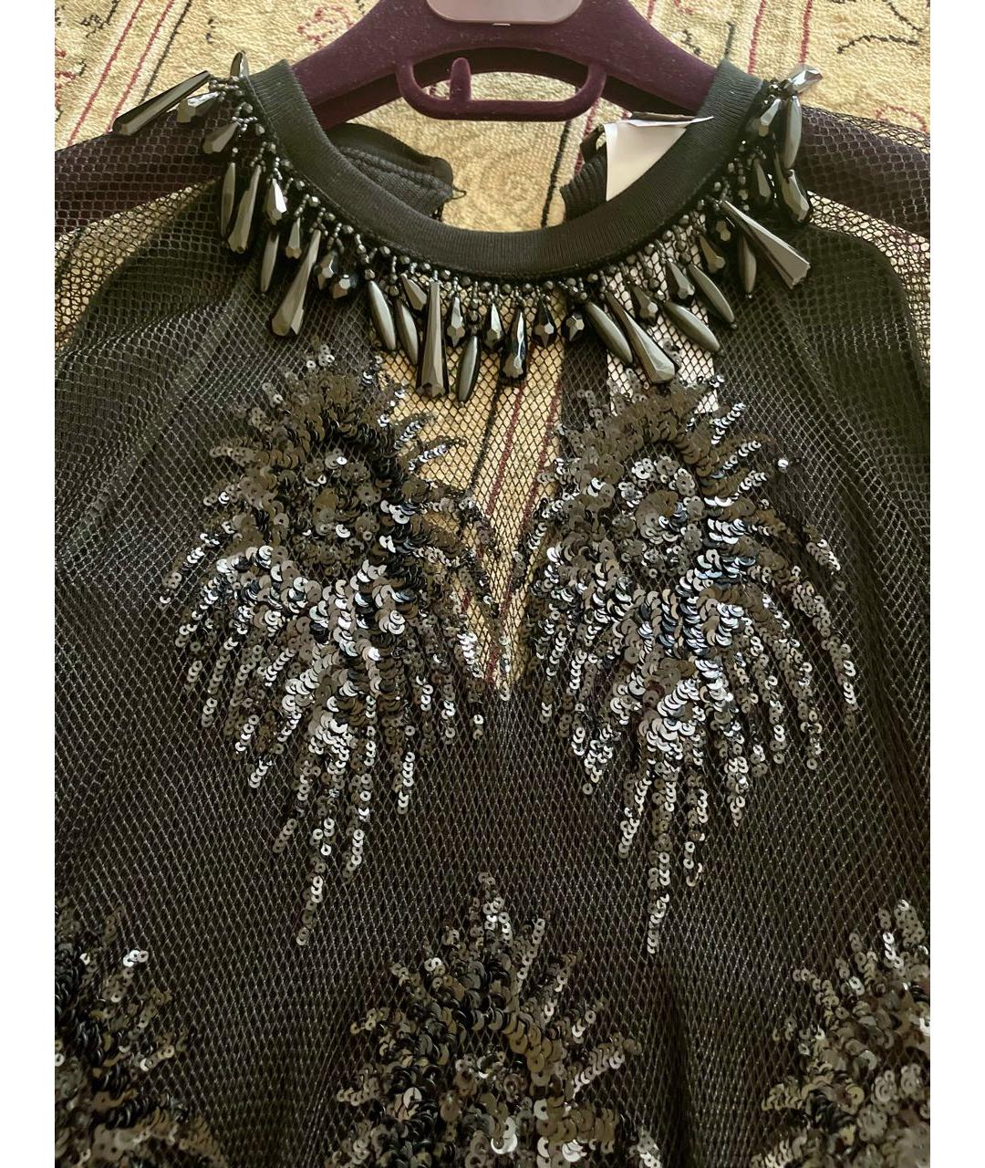 LOUIS VUITTON Черная вискозная блузы, фото 4