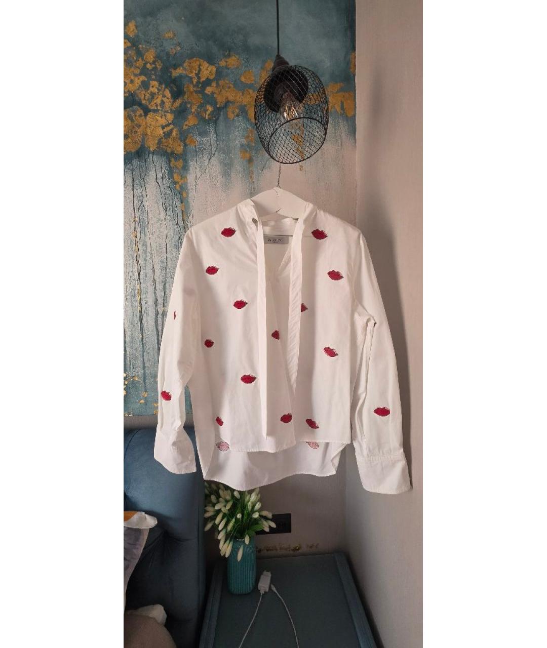 VALENTINO Белая хлопковая рубашка, фото 10