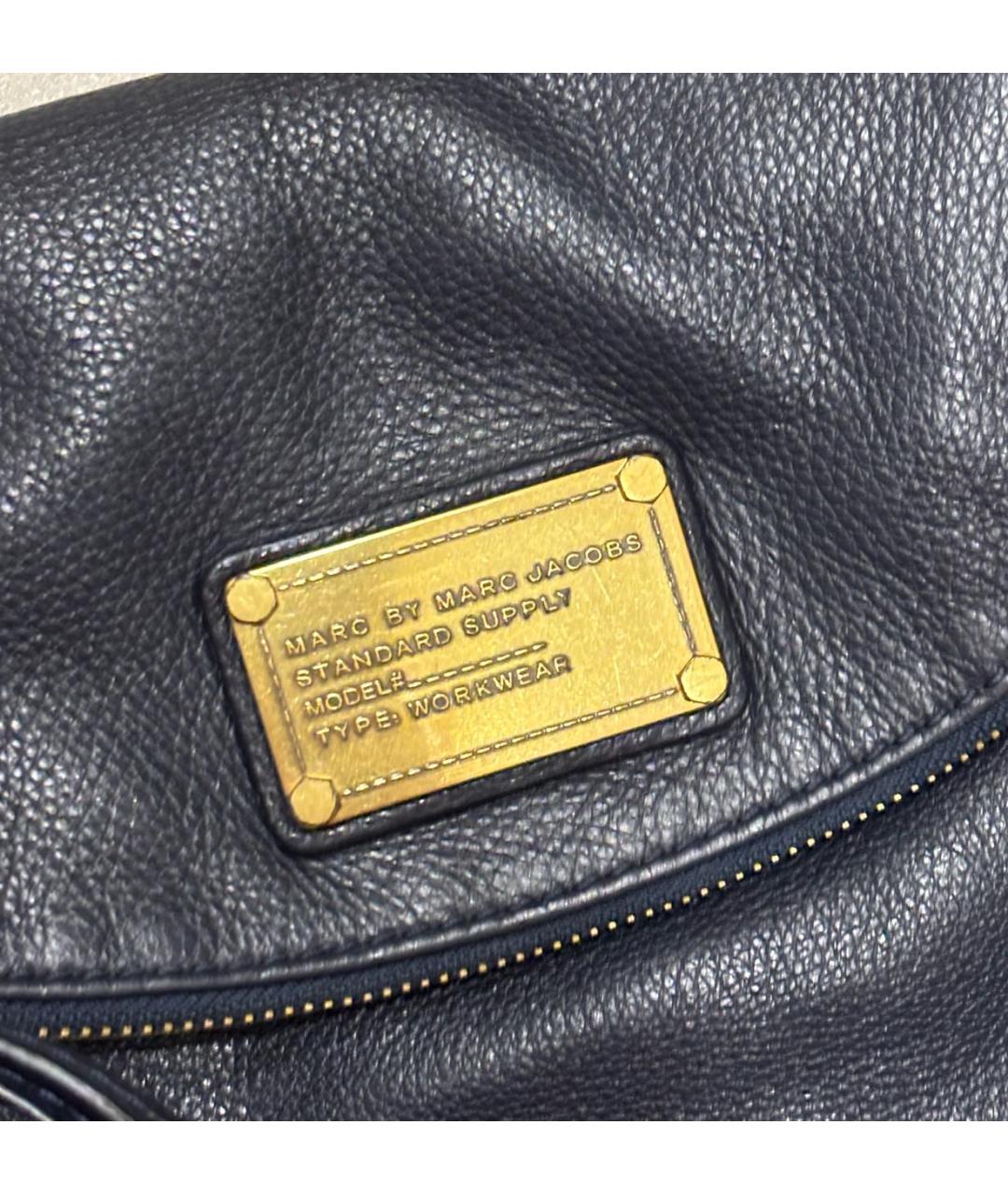 MARC BY MARC JACOBS Черная кожаная сумка через плечо, фото 2