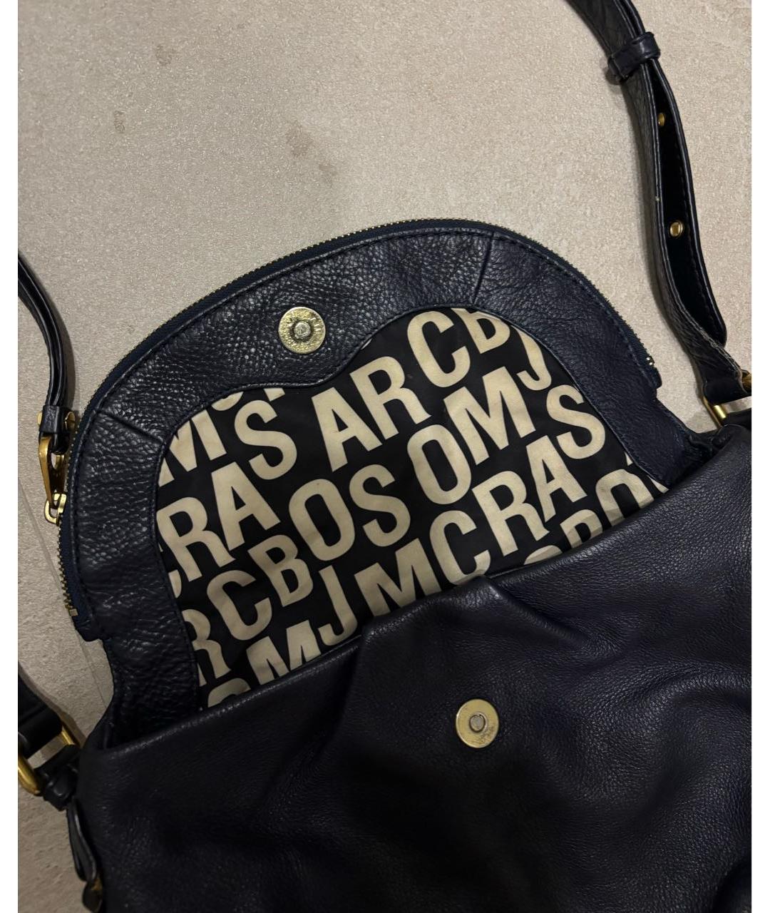 MARC BY MARC JACOBS Черная кожаная сумка через плечо, фото 3