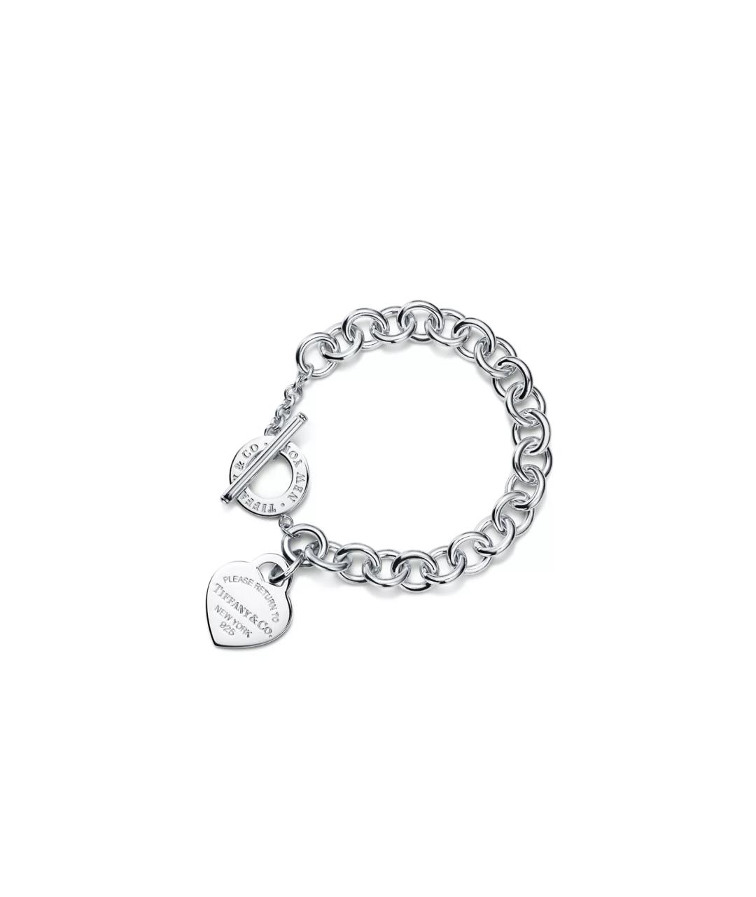 TIFFANY&CO Серебряный серебряный браслет, фото 4