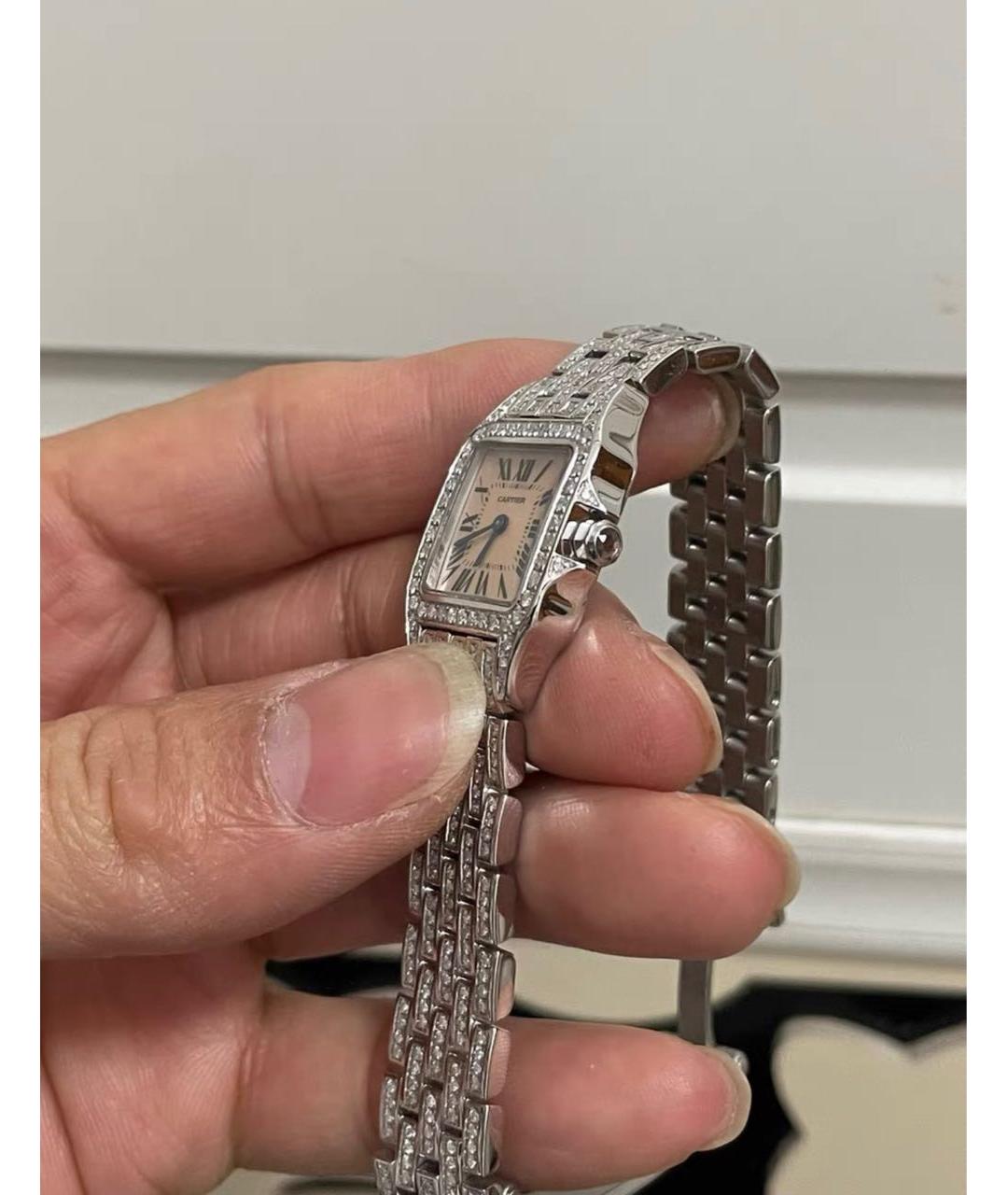 CARTIER Серебряные часы, фото 4