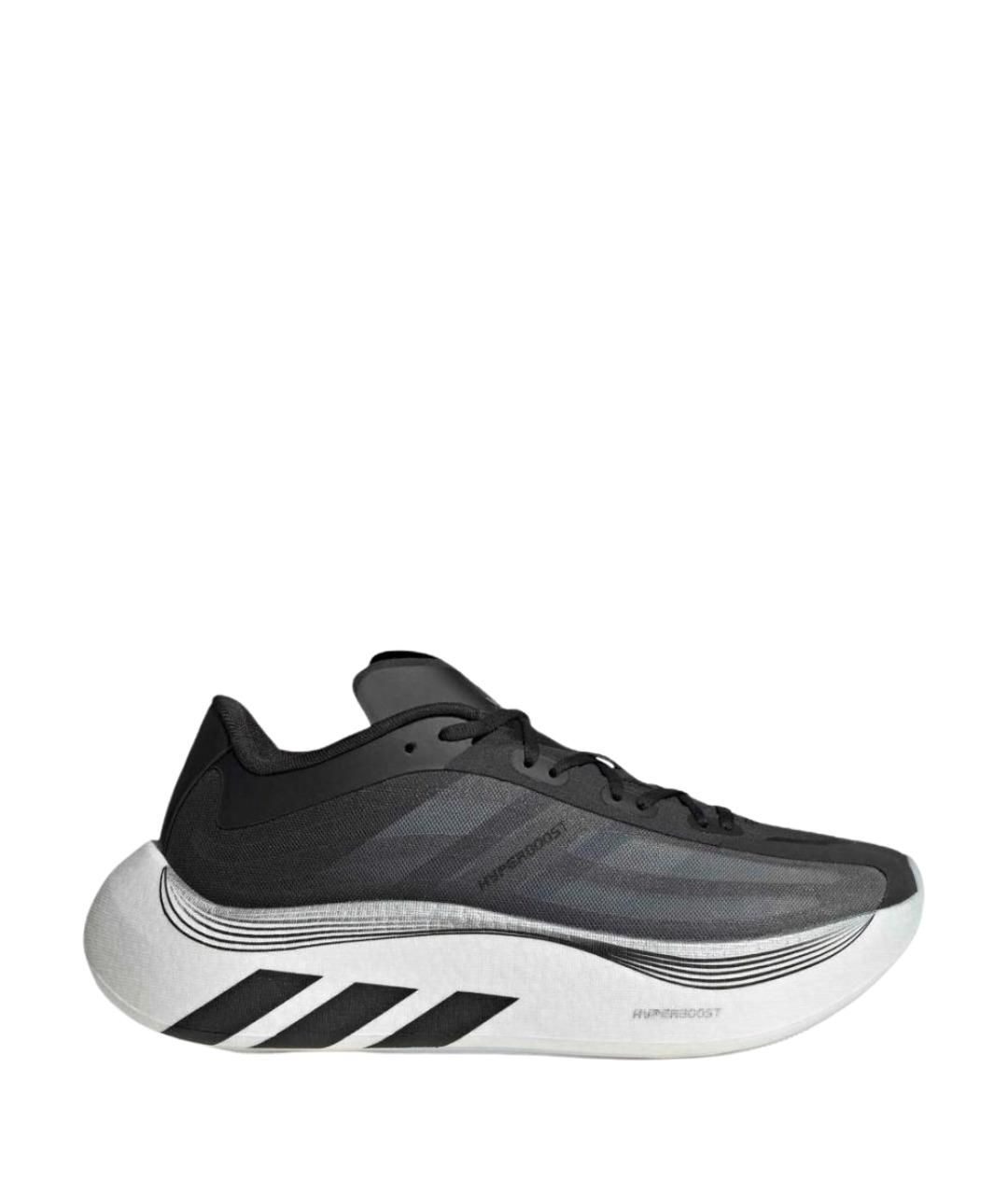 ADIDAS Черные текстильные низкие кроссовки / кеды, фото 1