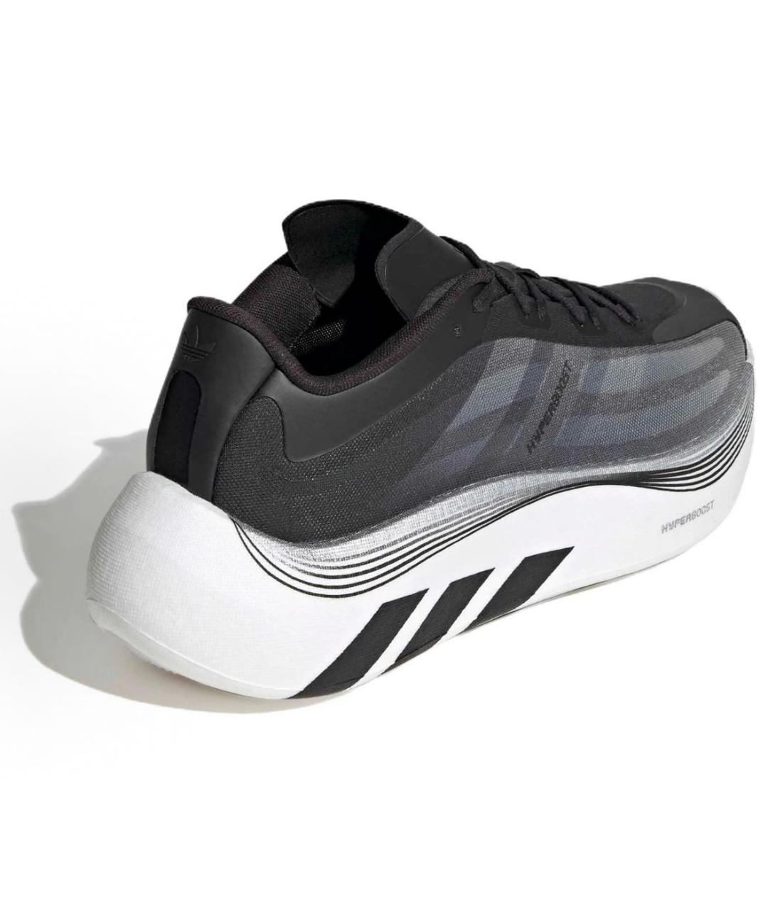 ADIDAS Черные текстильные низкие кроссовки / кеды, фото 4