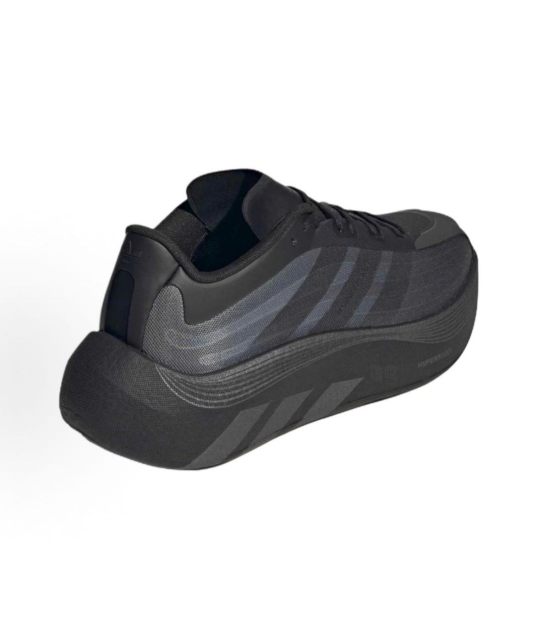 ADIDAS Черные текстильные низкие кроссовки / кеды, фото 3