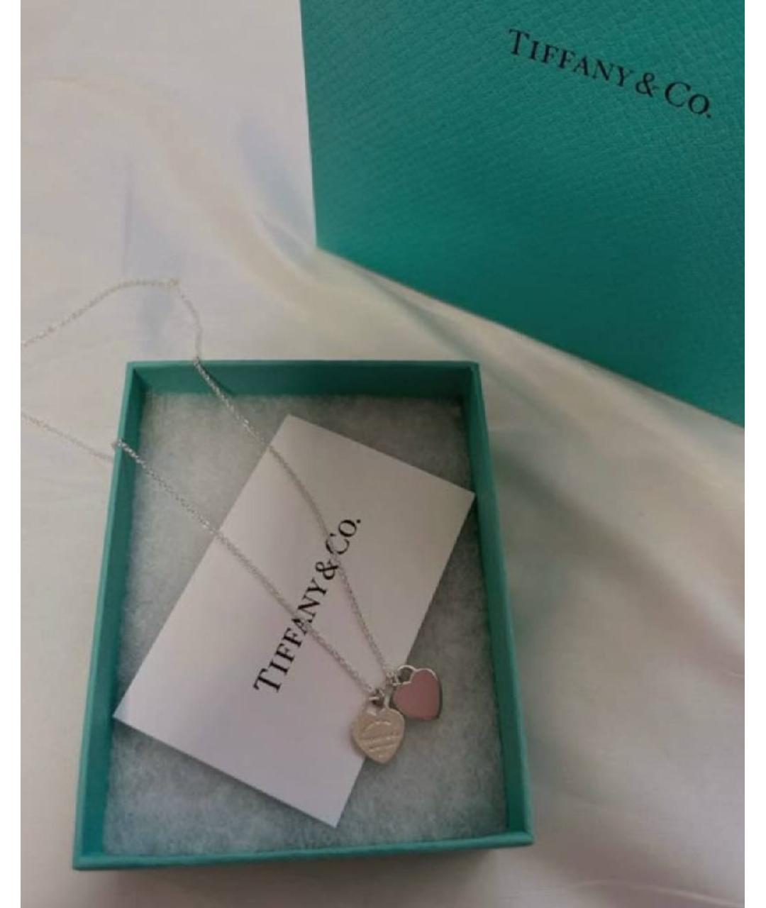 TIFFANY&CO Бирюзовое серебряное колье, фото 4