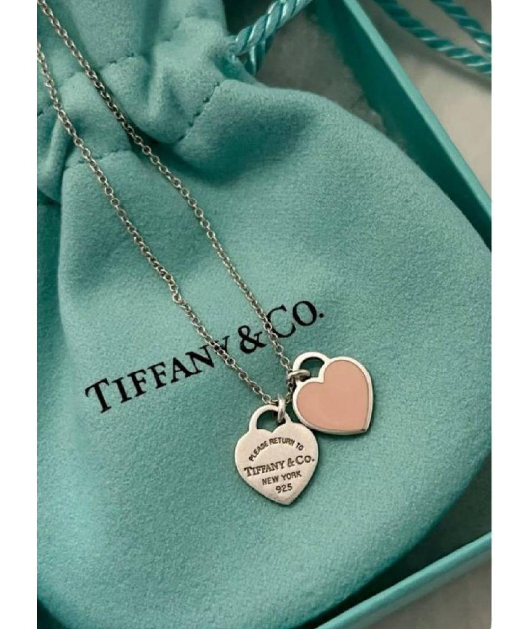 TIFFANY&CO Бирюзовое серебряное колье, фото 2
