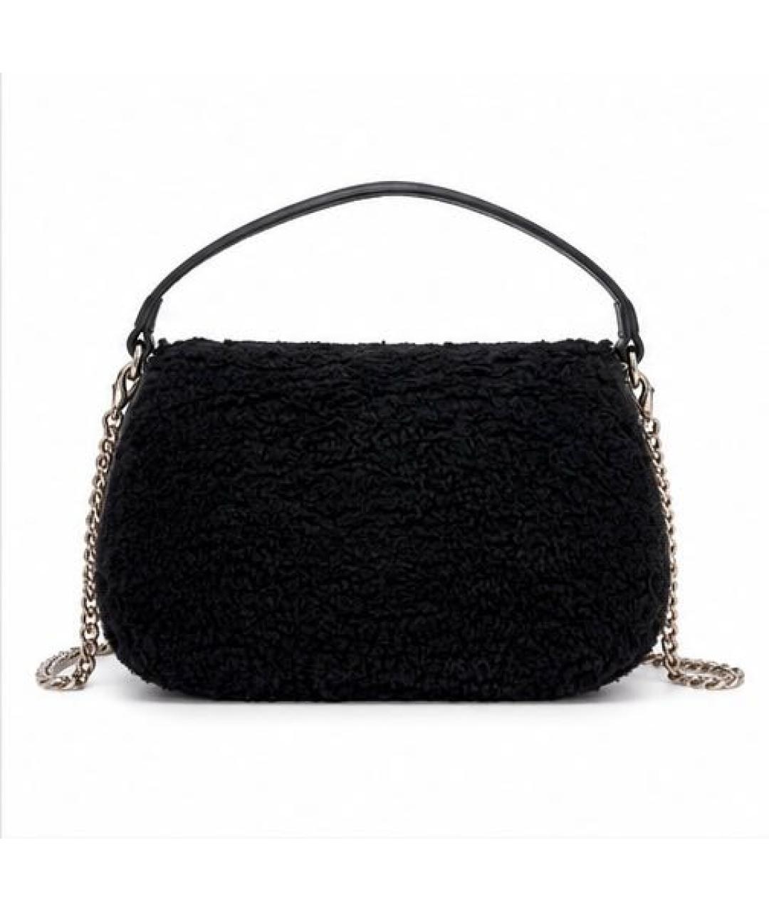 FURLA Черная кожаная сумка через плечо, фото 2