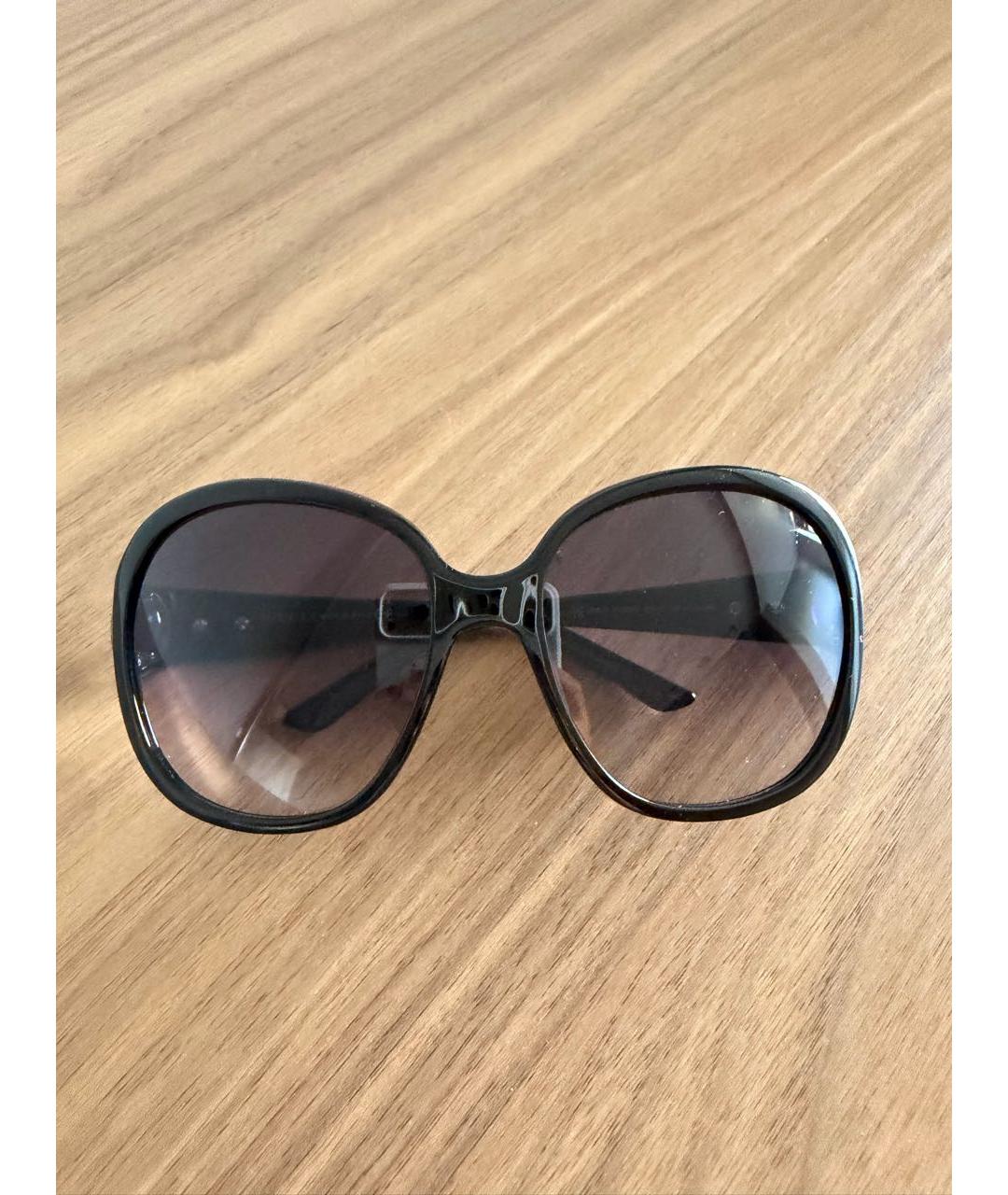 GUCCI Черные пластиковые солнцезащитные очки, фото 2