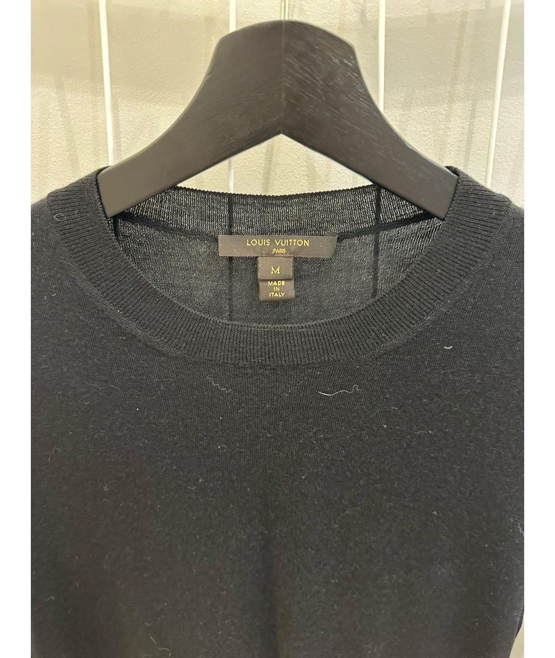 LOUIS VUITTON Черный хлопковый джемпер / свитер, фото 3